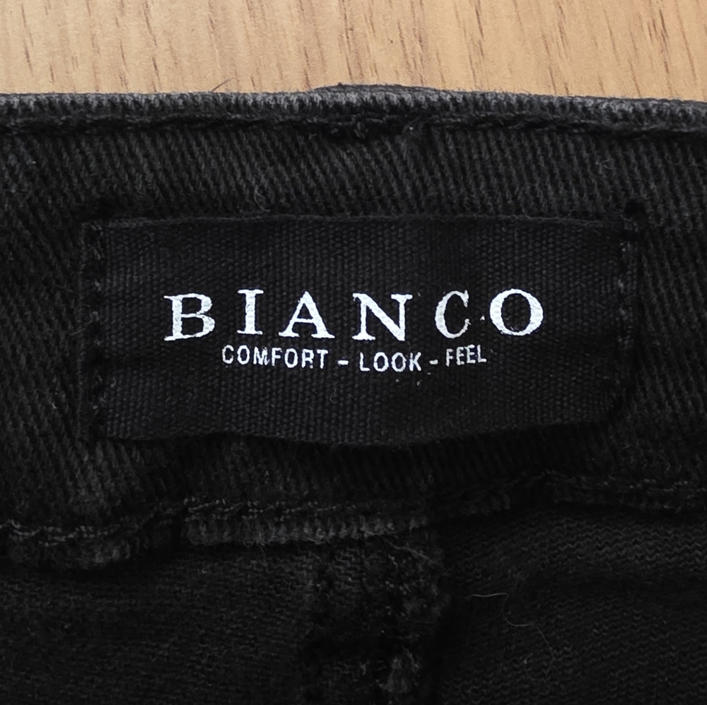 Bianco Elena Flare Jeans With Hem Detail- 29 - Picture 2 of 10